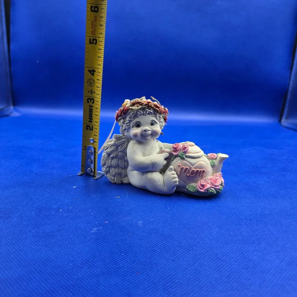 Dreamsicles Tea Time Cherub Angel Mom Teapot Figurine 10705 Kristin Haynes 1998
